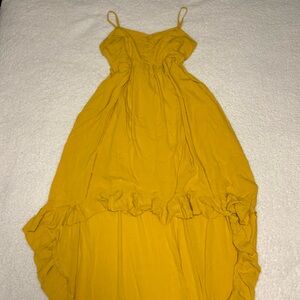 BB Dakota Steve Madden Women Yellow High-Low Dress